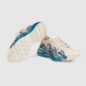 Gucci Rhython Leather Sneaker Wave