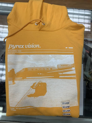 Off White Pyrex Vision Yellow hoodie