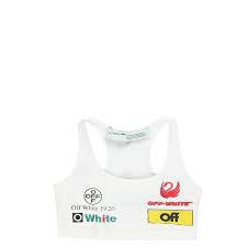 Off-White White Multilogo Sporty Bra