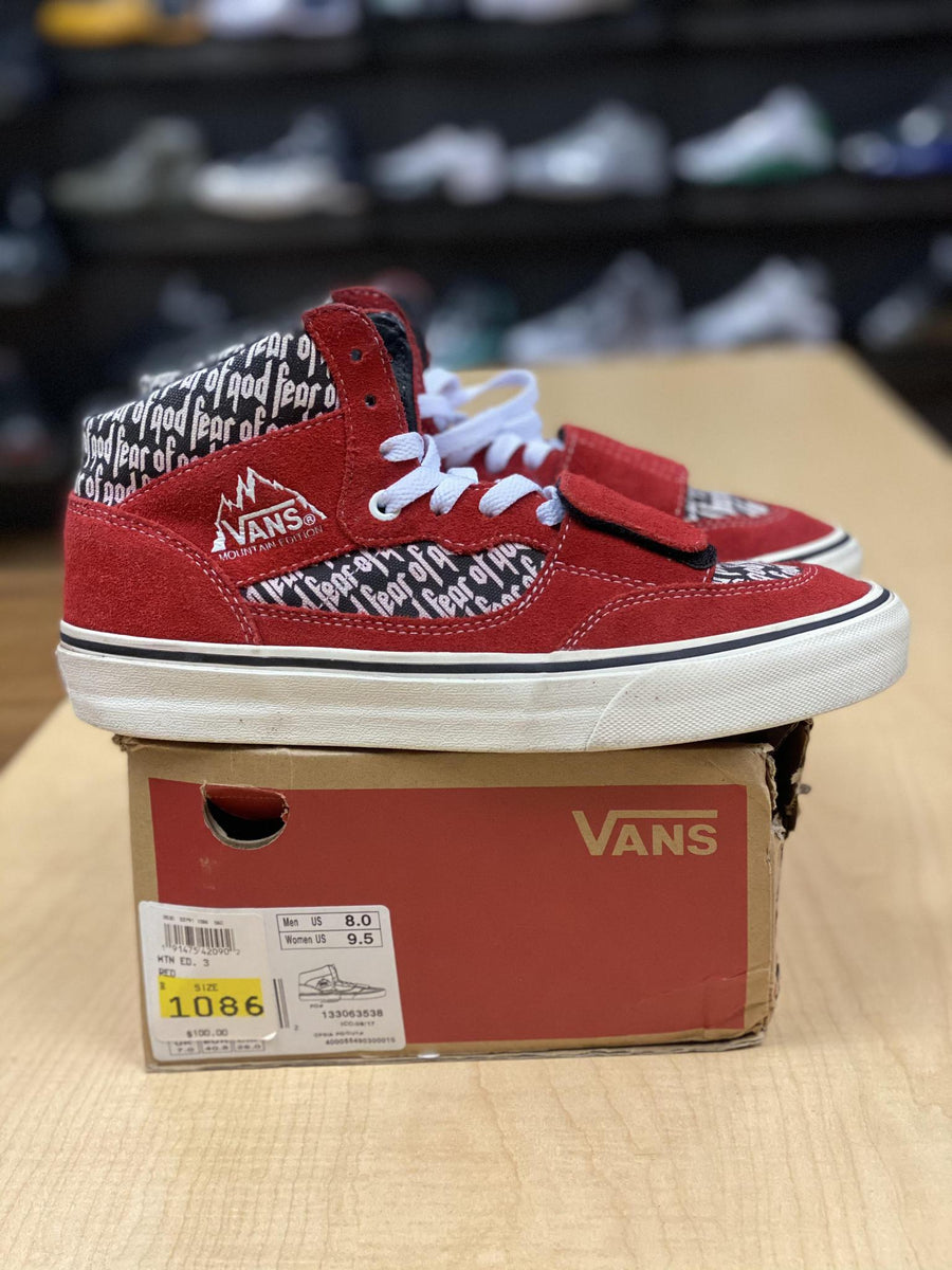 Vnds Vans Mountain Edition Fear of God Red