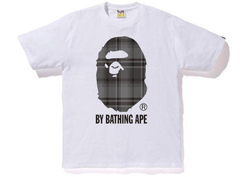 BAPE Check By Bathing Ape Tee White/Black