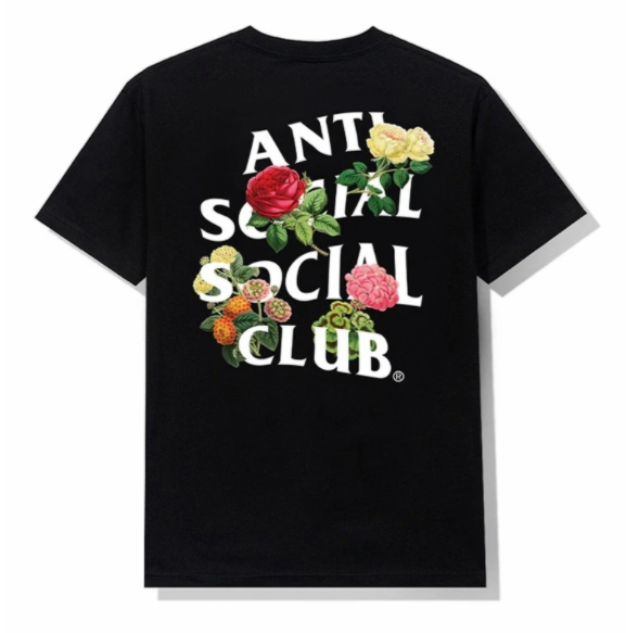 Anti Social Social Club Rose Tee Black