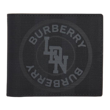Burberry Logo Graphic London Check International Bifold Wallet