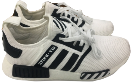 Adidas NMD R1 Triple White Off White Custom Kickzr4us