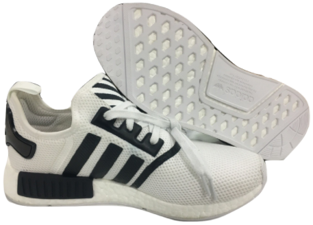 Nmd off cheap white custom
