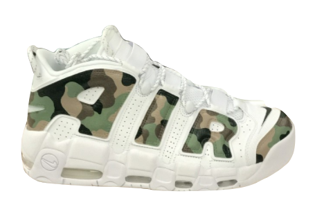 Custom Cheap Nike Air More Uptempo Camo - Free Shipping – Dixie Store