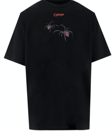 OFF-WHITE Oversized Fit Arachno Arrows T-Shirt Black