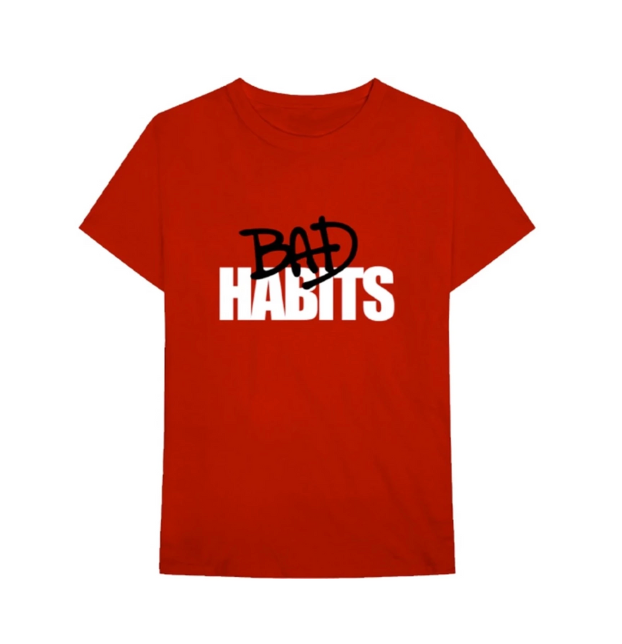 Vlone x Nav Bad Habits Tee Red