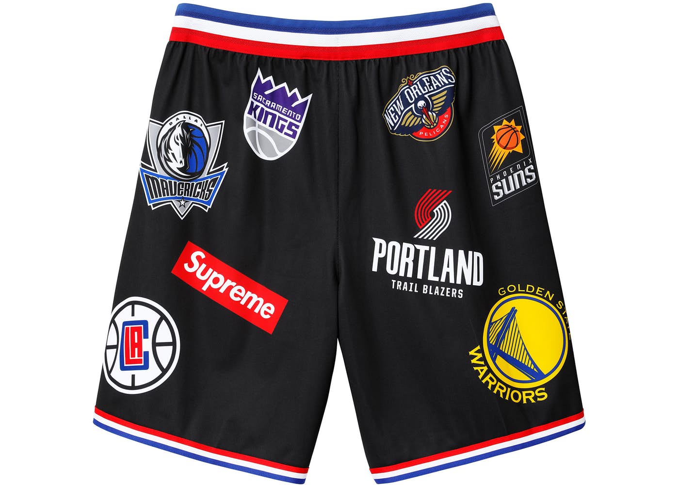 Supreme Nike NBA Teams Authentic Short Black Kickzr4us