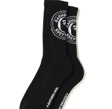 BAPE BWS Socks Black