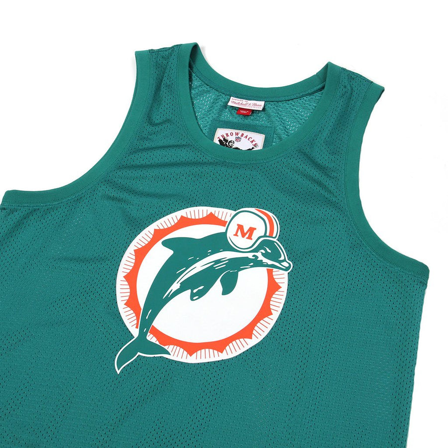MITCHELL & NESS X CONCEPTS MESH TANK-TOP MIAMI DOLPHINS
