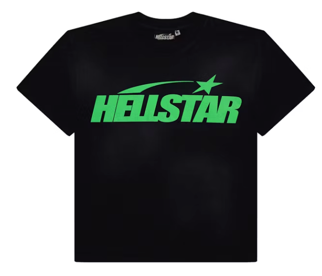 Hellstar Classic T-shirt (Regular Print) Black/Green