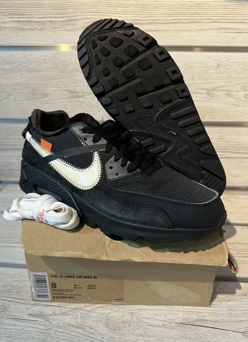 Vnds Nike Air Max 90 OFF-WHITE Black