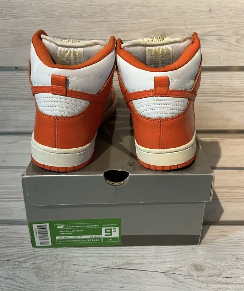 Vnds Nike SB Dunk High Supreme Orange