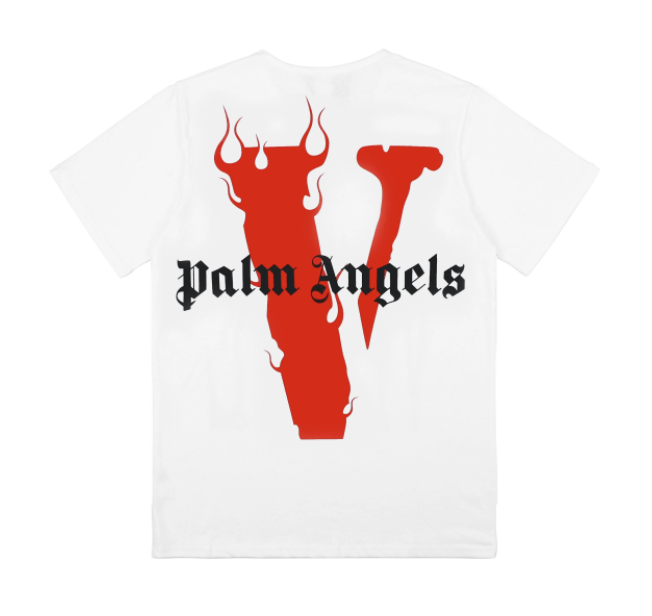 Vlone x Palm Angels Tee White