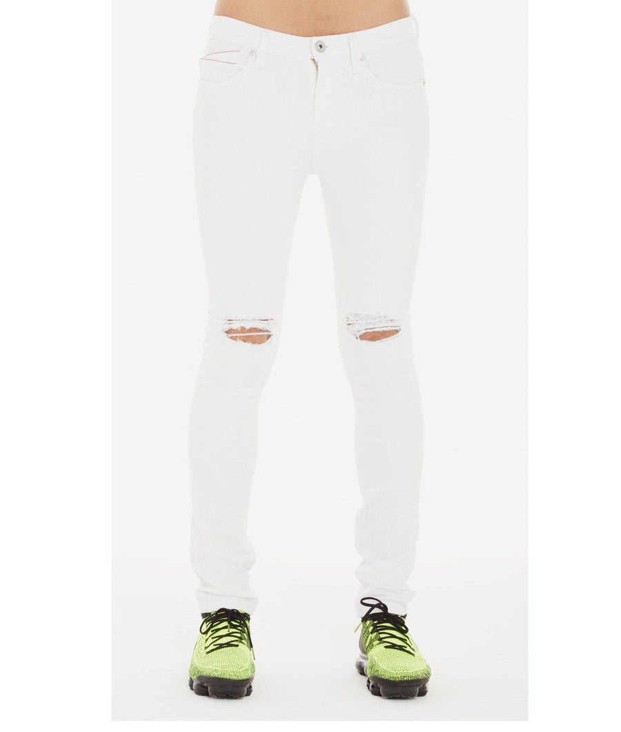PUNK SUPER SKINNY STRETCH IN WHITE