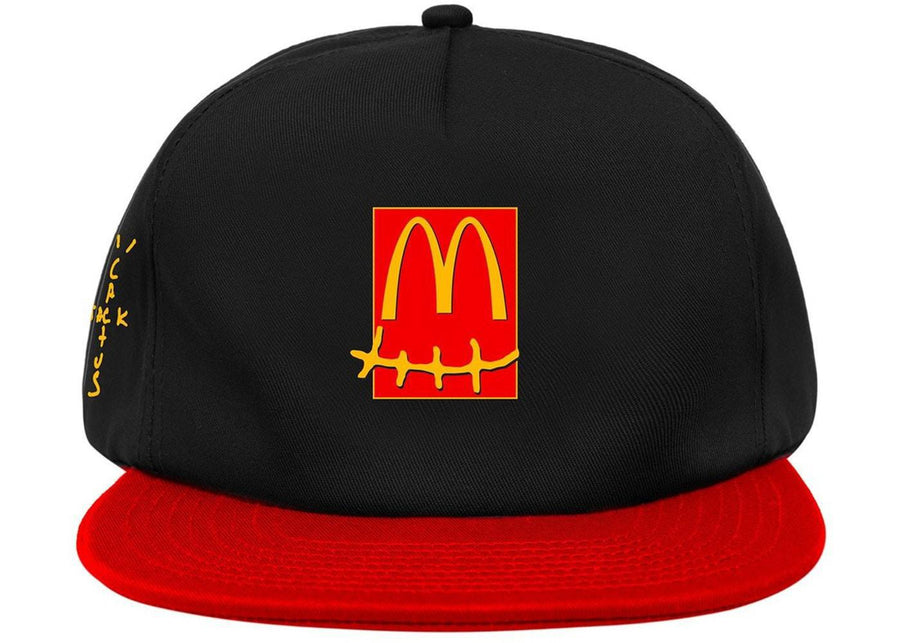 Travis Scott x McDonald's Smile Hat Black/Red