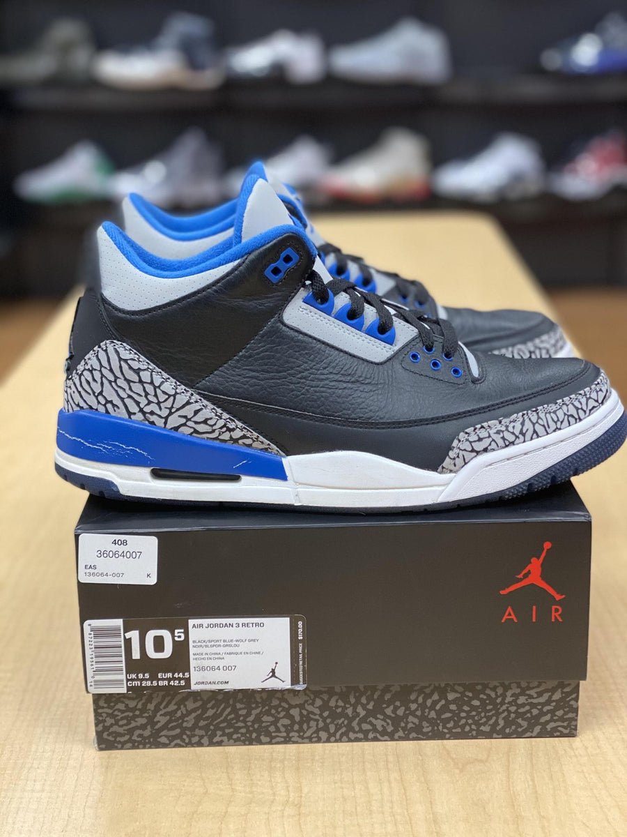 Vnds Jordan 3 Retro Sport Blue