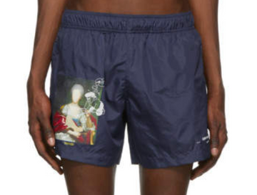 Off-White Navy Mariana De Silva Swim Shorts