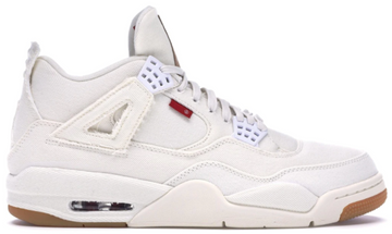 Air Jordan 4 Retro Levi's White (Blank Tag)