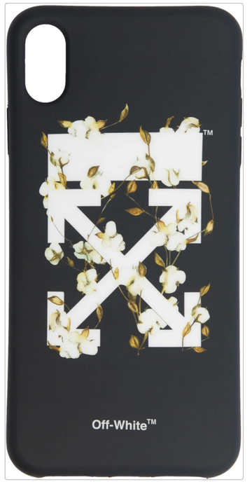 Black Cotton Arrows iPhone XS Max Case