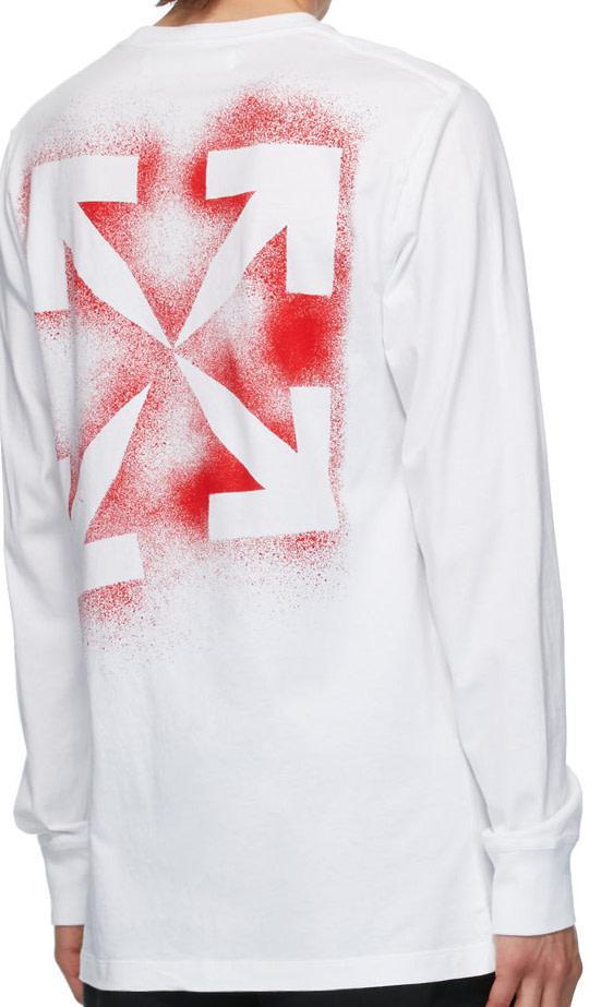 Off-White White Stencil Arrows T-Shirt