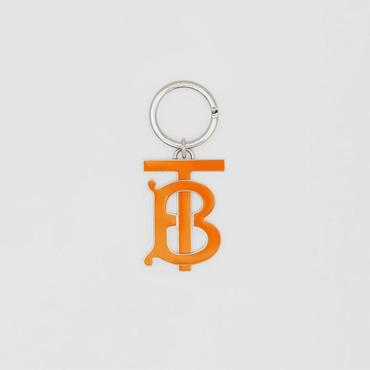 Burberry Monogram Motif Gold-plated Key Charm Orange