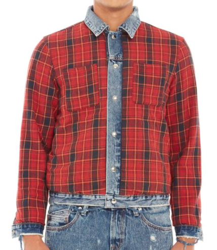 CULT OF INDIVIDUALITY TYPE II REVERSIBLE DENIM JACKET