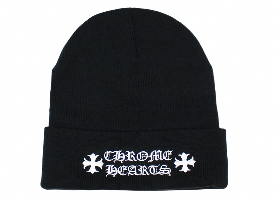 Chrome Hearts Logo Beanie Black