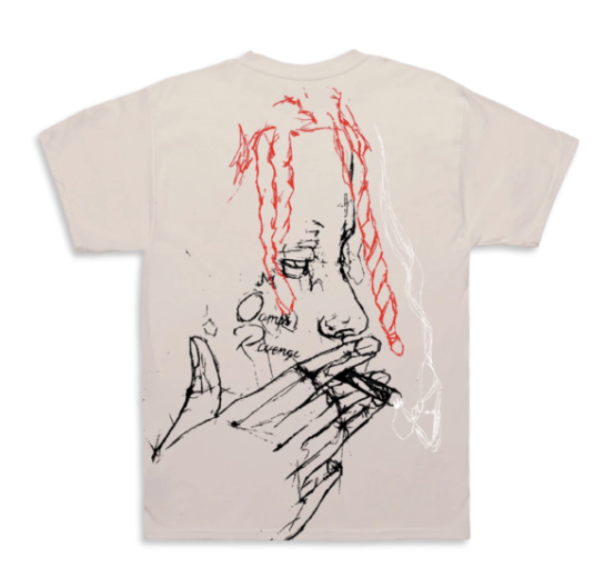 Revenge x Trippie Redd Smoking Tee Cream