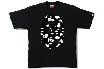 BAPE Stripe ABC Camo Big Ape Head Tee Black/Black