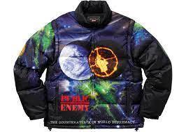 Supreme UNDERCOVER/Public Enemy Puffy Jacket Multi