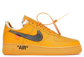 Nike Air Force 1 Low OFF-WHITE University Gold Metallic Silver