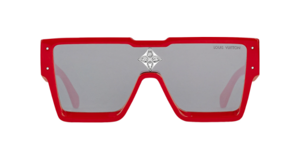 Louis Vuitton Black Louis Vuitton Sunglasses Cyclone Red
