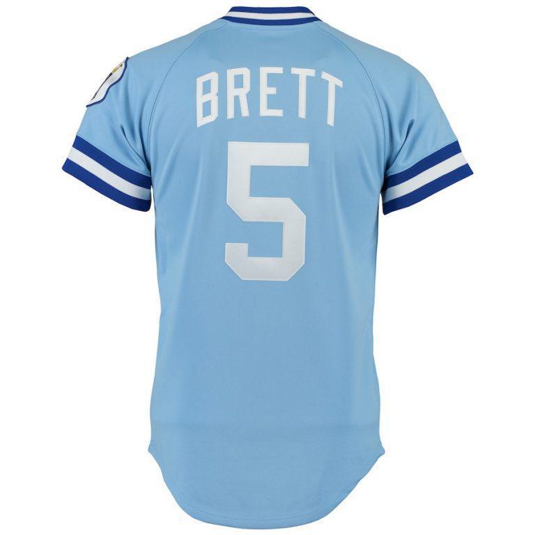 Mitchell & Ness Authentic Jersey - George Brett #5 Kansas City Royals