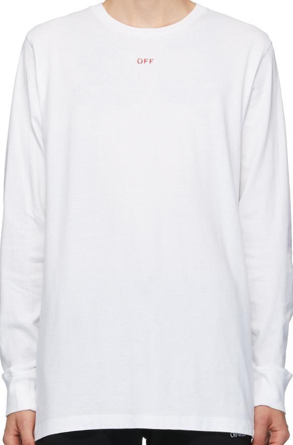 Off-White White Stencil Arrows T-Shirt