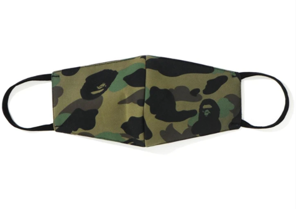 BAPE Full 1st Camo Mask Green