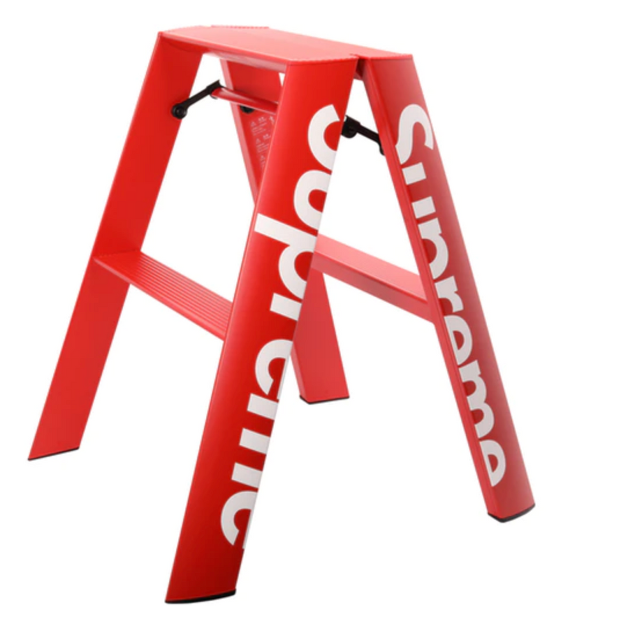 Supreme Lucano Step Ladder Red