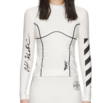 Off-White White Basic Long Sleeve T-Shirt