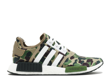 Adidas x Bape NMD R1 Olive Camo