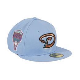 Exclusive New Era 59Fifty Arizona Diamondbacks 1998 Inaugural Patch Pink UV Hat - Indigo
