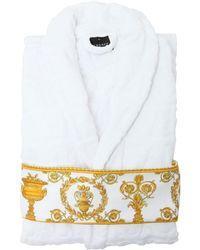 Versace BAROQUE BATHROBE White