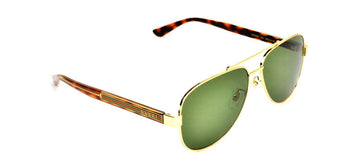 Gucci Men's Green Tortoise Sunglasses