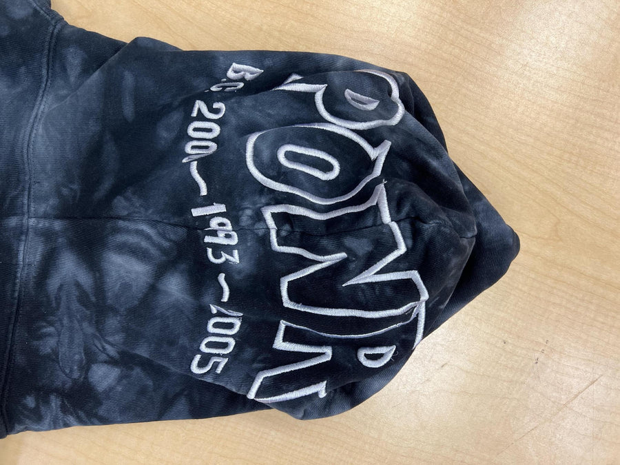 Vnds BAPE Tie Dye Shark Wide Full Zip Hoodie Black (C)