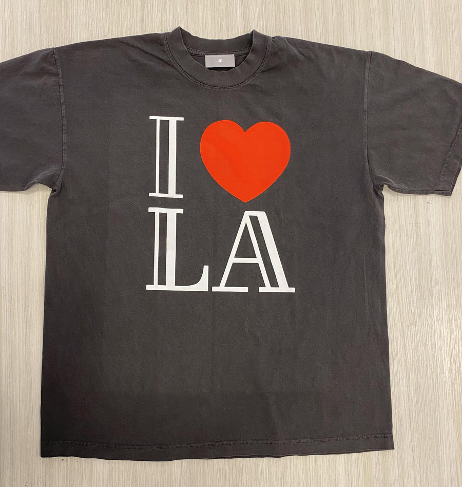 40 New York 'I Love LA' Tee Black