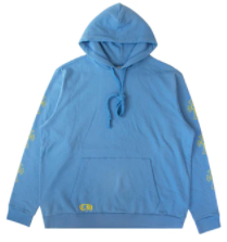 Chrome Hearts x Drake Girls Love Chrome Hoodie Light Blue