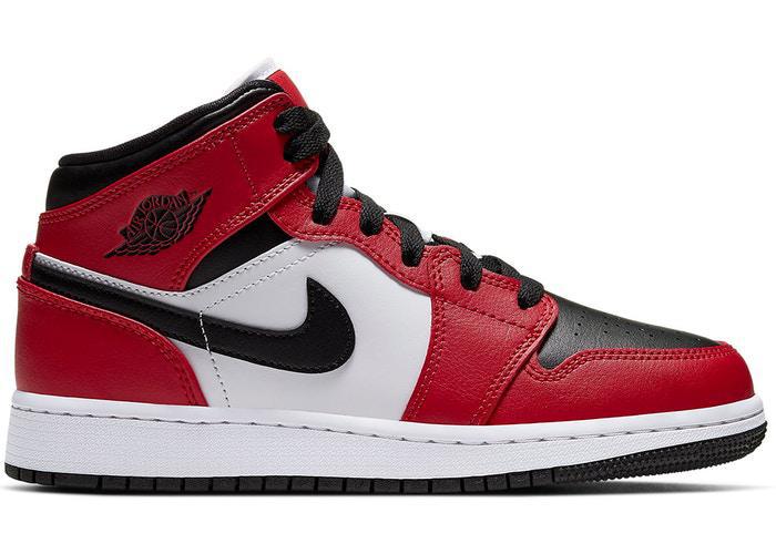 Air Jordan 1 Mid Chicago Black Toe (GS)