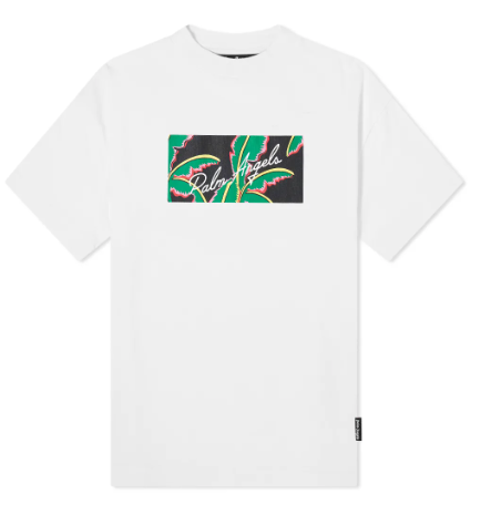PALM ANGELS TROPICAL LOGO TEE