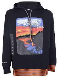 Palm Angels Greetings From Over Hoodie BLACK/MULTI