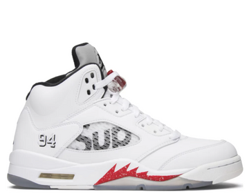 Air Jordan 5 Retro Supreme White
